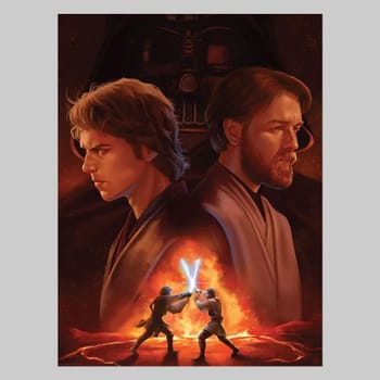 Star Wars Brothers Divided Art Print 