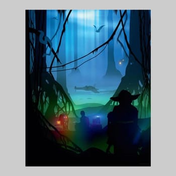 Star Wars Being Watched Art Print 