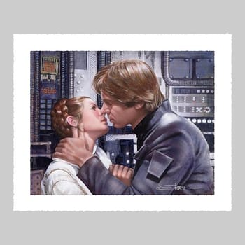 Star Wars The Princess and the Scoundrel Art Print 