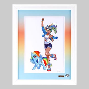 My Little Pony Rainbow Dash Bishoujo Art Print 