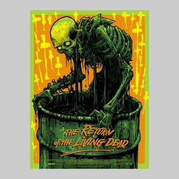 Return of the Living Dead The Return of the Living Dead (Variant) Movie Poster 