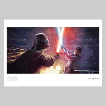 Star Wars Not a Jedi Yet Art Print 