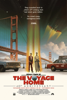 Star Trek Star Trek IV: The Voyage Home Foil Variant Movie Poster 