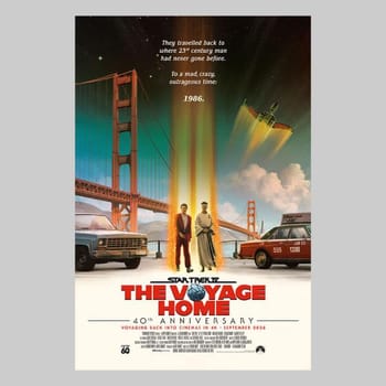 Star Trek Star Trek IV: The Voyage Home Foil Variant Movie Poster 