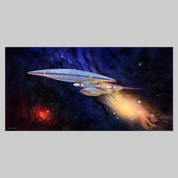 Star Trek Star Trek: The Next Generation - Ready Room Enterprise-D Art Print 