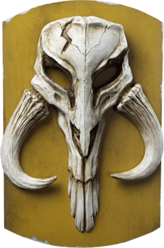 Mandalorian Skull Plaque