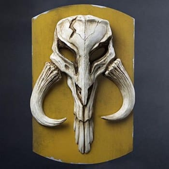 Mandalorian Skull Plaque