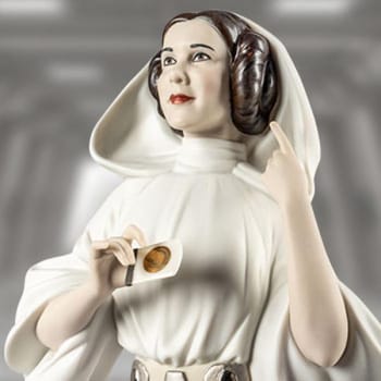 Star Wars Princess Leia Porcelain Statue 