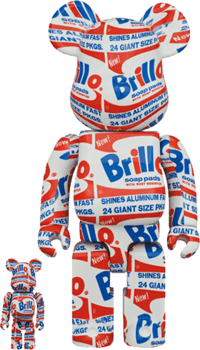 Be@rbrick Andy Warhol “Brillo” 1000% Collectible Figure by Medicom 