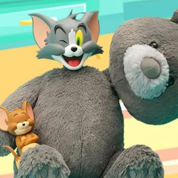Tom and Jerry Plush Teddy Bear (Charcoal Gray)