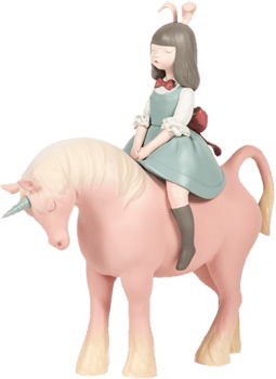 Nocturnal Unicorn (Spring Blue Dress)