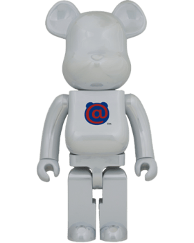 Be@rbrick 1st Model White Chrome 1000%