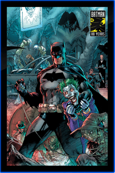 Batman 80 LED Poster Sign (Large)