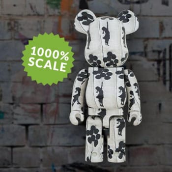 Be@rbrick Flying Balloons Girl 1000%