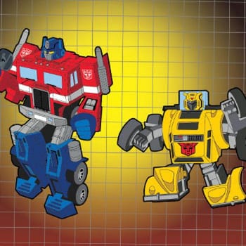 Optimus Prime x Bumblebee Retro Pin Set