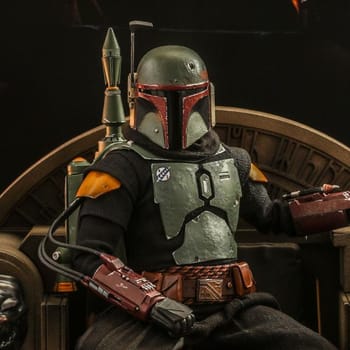 Star Wars Boba Fett (Repaint Armor) and Throne Sixth Scale Figure Set 