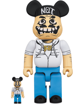 Be@rbrick Dave (Chrome Version) 1000% Collectible Figure by 