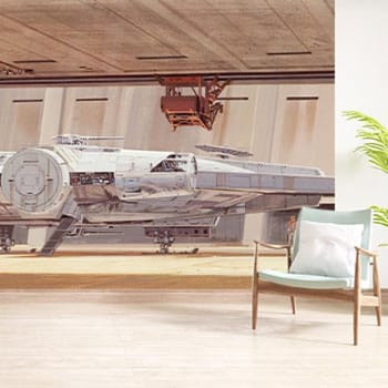 Ralph McQuarrie's Docking Bay Millennium Falcon Wallpaper Mural