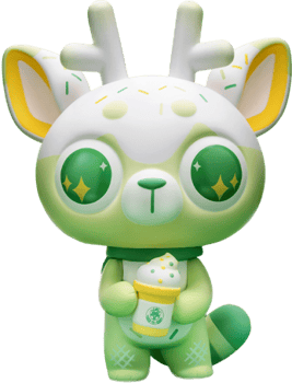 DeerCat Melon Ice Cream Soda