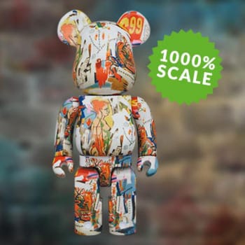 Be@rbrick Andy Warhol x JEAN-MICHEL BASQUIAT #4 1000%