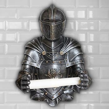 Sir Wipealot Toilet Roll Holder