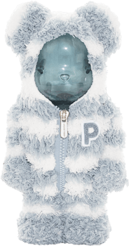 Gelato Pique x Be@rbrick Mint White 1000% Collectible Figure by 