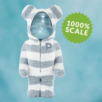 Gelato Pique x Be@rbrick Mint White 400% Collectible Figure by 