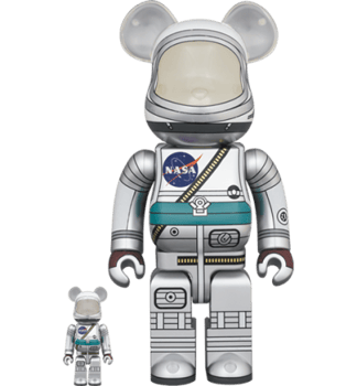 Be@rbrick Project Mercury Astronaut 100％ and 400％ Set