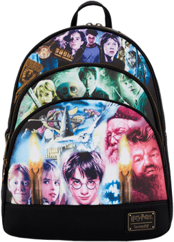 Harry Potter Trilogy Triple Pocket Mini Backpack