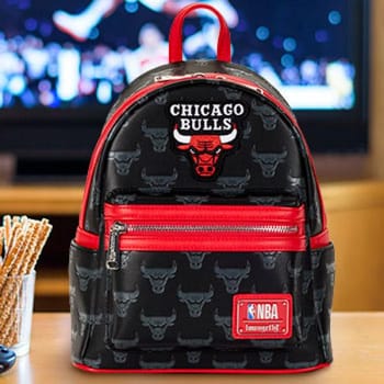 Chicago Bulls Debossed Logo Mini Backpack