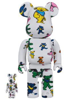 Be@rbrick Grateful Dead (Dancing Bear) 100％ and 400％ Set