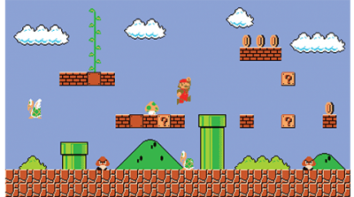 Super Mario Retro Wallpaper Mural