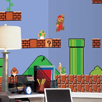 Super Mario Retro Wallpaper Mural