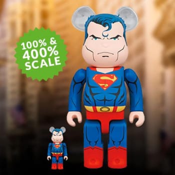 Be@rbrick Superman (Batman HUSH Version) 100％ and 400％ Set