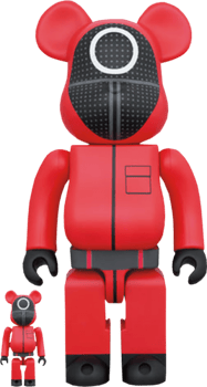 Be@rbrick Squid Game Guard (Circle) 100% & 400%