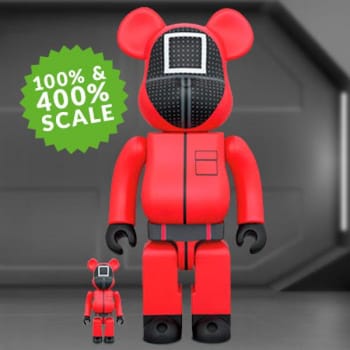 Be@rbrick Squid Game Guard (Square) 100% & 400%