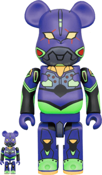 Be@rbrick Evangelion Eva01 (New Paint Ver.) 100% & 400%