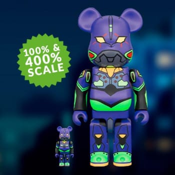 Be@rbrick Evangelion Eva01 (New Paint Ver.) 100% & 400%