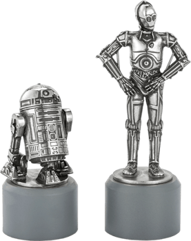R2-D2 & C-3PO Knight Chess Piece Pair