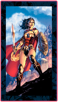 Wonder Woman LED Mini-Poster Light