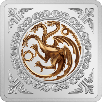 Targaryen Sigil 1oz Silver Medallion