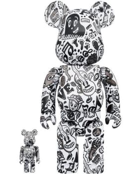 Be@rbrick Black Heart 1000% Collectible Figure by Medicom 