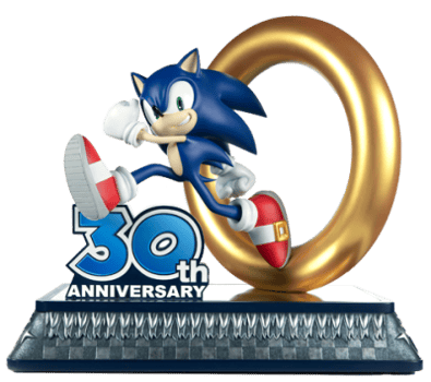 Official Sonic the Hedgehog 30th Anniversary White Bowling Pin Style Water  Bottle - Numskull