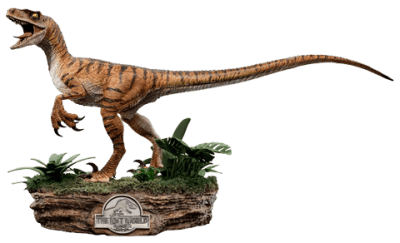 T-Rex and Donald Gennaro 1:10 Statue by Iron Studios