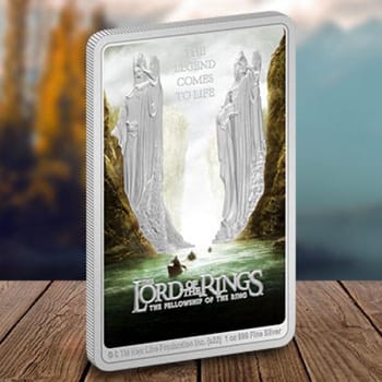 The Lord of the Rings: The Fellowship of the Ring Movie Poster 1oz Silver Coin