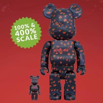 Be@rbrick MUVEIL "Strawberry" 100% & 400%