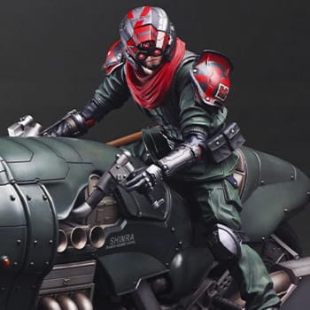 Shinra Elite Security Officer and Motorcycle Set