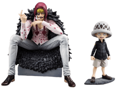 Portrait of Pirates Corazon & Law