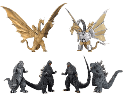 Amazon.com: MEZCO TOYS 5 Points XL Godzilla Destroy All Monsters RD1 Box  Set : Toys & Games
