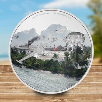 Battle Scenes Scarif 3oz Silver Coin